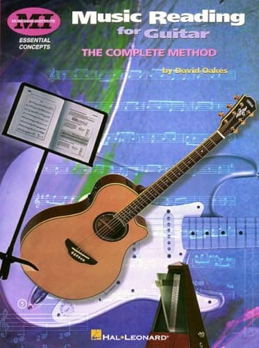 Image of Music Reading for Guitar: The Complete Method | Beginner to Advanced Guitar Note Reading and Sight Reading Course | Essential Concepts Method Book ... and Technique: Essential Concepts Series