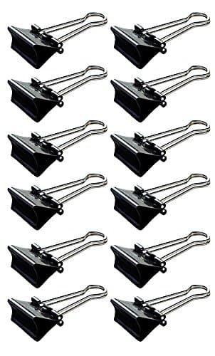 Image of MAUL 21313-90 Foldback Clip Black Width 13 mm Clamp Width 4 mm