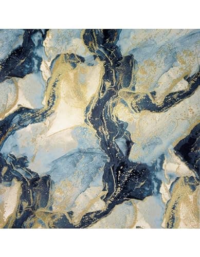 Image of Arthouse Abstract Marble Teal Gold Wallpaper 693404 - Metallic Granite Stone