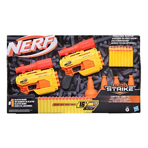 Image of Nerf Alpha Strike Optic QS-4 Duel Targeting Set - Foam Blaster Double / Twin Pack - 8 Years +