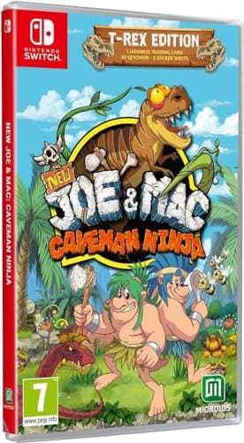 Image of New Joe & Mac: Caveman Ninja - T-Rex Edition (Nintendo Switch)