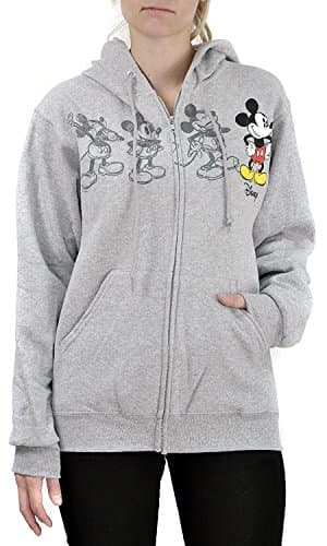 Image of Disney Women's Mickey Mouse Classic Animation Zip Hoodie, Large