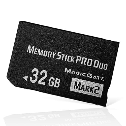 Image of QUMOX 32GB Memory Stick PRO Duo Mark2 – High-Speed Storage Card Compatible with PSP 1000/2000/3000, Digital Cameras, and Camcorders