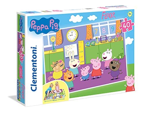 Image of Clementoni 25458, Peppa Pig Puzzle for children, 40 pieces