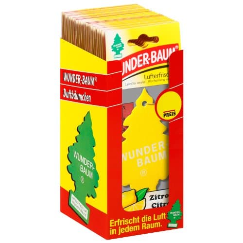 Image of Wunderbaum WUNDER-BAUM 134201/24 Lemon Air Freshener Case of 24