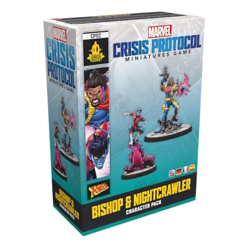 Image of Atomic Mass Games | Marvel Crisis Protocol: Bishop and Nightcrawler | Miniatures Board Game | Ages 14+ | 2 Players | 90 Minutes Playing Time