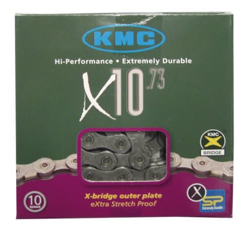 Image of KMC X-10 Circuit Chain 116 Links 5.9 mm 10 Speed Grey/Grey