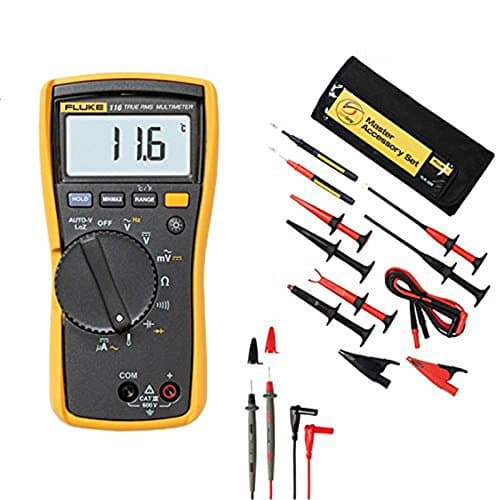 Image of FLUKE 116 HVAC True RMS MULTIMETER | TLK-225 Master Accessory Set