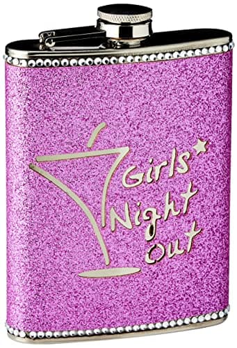 Image of Premier Housewares Hip Flask / Alcohol Flask / Whiskey Flask / Hip Flask for Women / Hip Flask - 8oz