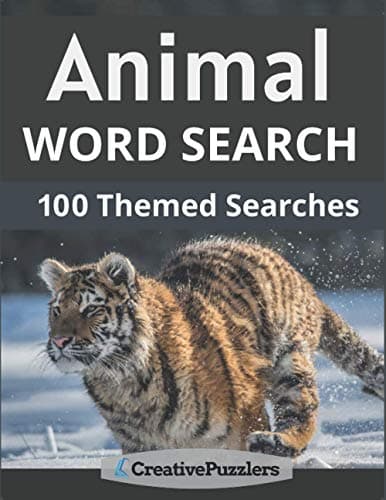 Image of Animal Word Search: Large Print Animals and Wildlife Activity Puzzle Book