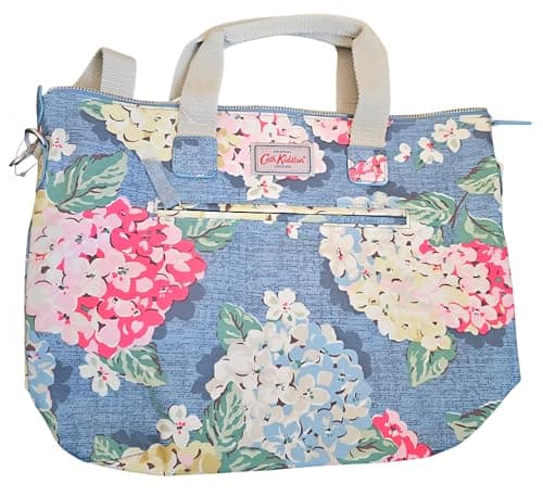 Image of Cath Kidston Blue Hydrangea Paris Tote Bag Handbag