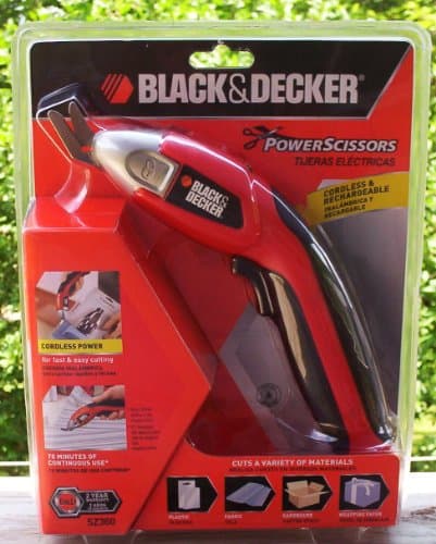 Image of Black & Decker SZ360 3.6-Volt Ni-Cad Cordless Power Scissors