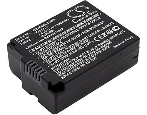 Image of TECHTEK Battery 1400mAh compatible with [NiKon] 1 V2 replaces EN-EL21