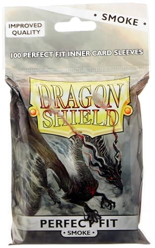 Image of Arcane Tinman ART13023 AT-13023 Dragon Shield-Perfect Fit Standard Sleeves 100pk-Smoke, Smoke, One Size