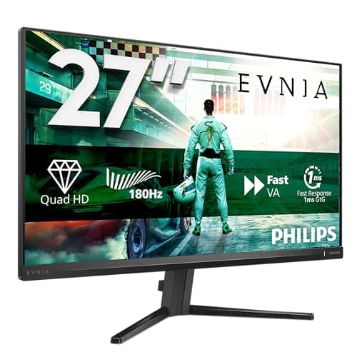Image of Philips 27M2N3500AM 27 inch WQHD Gaming Monitor 180Hz, Fast VA Panel, 0.5ms MPRT, Adaptive Sync, HDR10, FreeSync Premium, (2560x1440 HDMI 2x 2.0 DP 1x 1.4 ) Dark grey