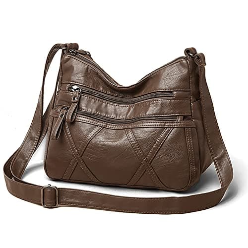 Image of Gladdon Handbags for Women Multi Pockets Casual Cross-body Bags Waterproof Purse and Shoulder Bags Slightly Messenger Bags for Daily Use