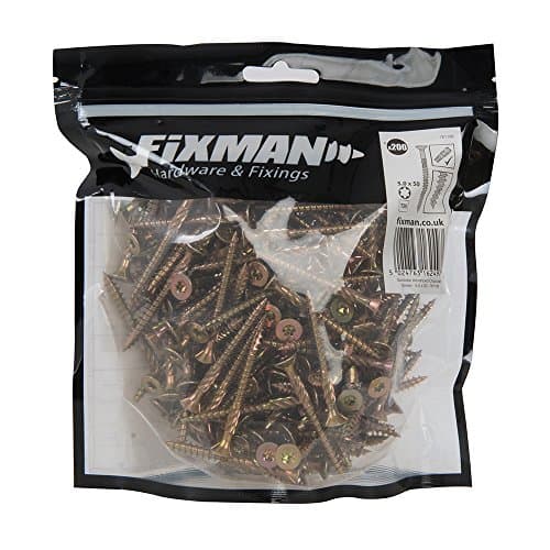 Image of Fixman 761196 Goldstar Advanced Screws 5 x 50 mm 200pk
