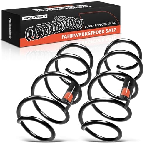 Image of Frankberg 2x Coil Spring Front axle Compatible with C-Klasse W204 2007-2014 C-Klasse T-Model S204 2007-2014 1.6L-3.0L Replace# RH3932