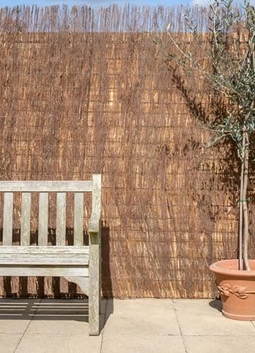 Image of Primrose Papillon Brushwood Heather Thatch Natural Outdoor Screening Roll Privacy Wind/Sun Protection 3m x 1.2m (13ft 1in x 4ft)