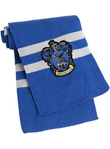 Image of Funidelia | Ravenclaw Scarf Harry Potter 100% OFFICIAL for men and women Hogwarts, Wizards, Films & Series, costume accessory - Fun costumes for your parties