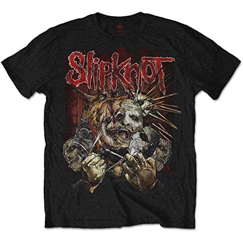 Image of Slipknot Official T Shirt Metal The Gray Chapter 'Torn Apart' M