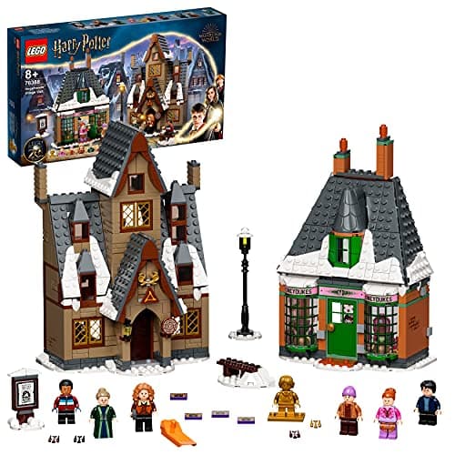 Image of LEGO Harry Potter Hogsmeade Village Visit Building Toy, 20th Anniversary Set with Collectible Golden Minifigure, Gift for Idea for Kids, Girls and Boys 76388