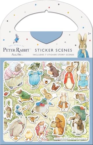 Image of Peter Rabbit Sticker Scene Activity Set | Includes 6 Scenes & 50+ Stickers | Official Licensed Product | Gifts for Boys & Girls Age 3+ | Beatrix Potter | Arts & Crafts, Decoration & Party Bag Fillers