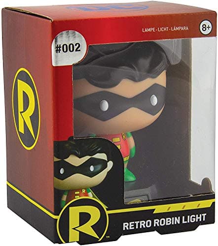 Image of Batman Paladone Robin Icon 3D LED Light | Collectable And DC Lights | Ideal Night Light For Kids Bedrooms, Office & Home Pop Culture Lighting Merchandise [Energy Class A+], PP5547DC