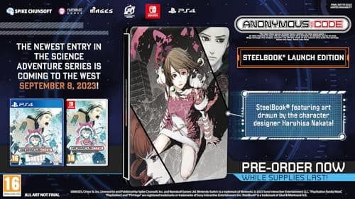 Image of Anonymous;Code Steelbook Launch Edition (Nintendo Switch)