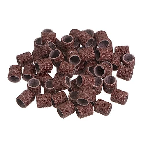 Image of sourcing map 50pcs Sanding Drums 3/8 Inch Mini Sanding Sleeves 80 Grit Sanding Bands for Drum Sander Rotary Tools