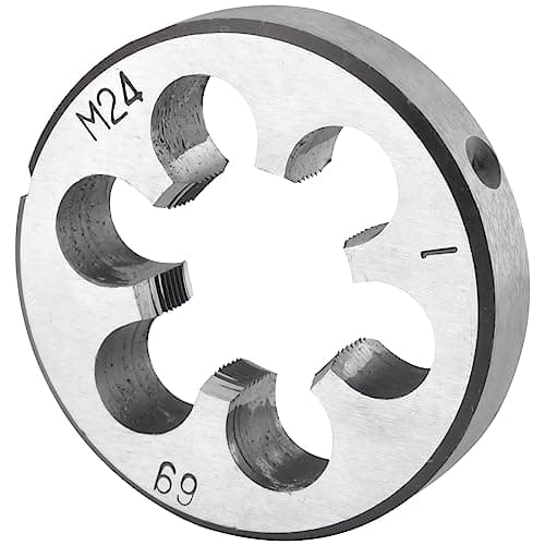 Image of Burkit Metric M24 X 1 Round Threading Die, M24 x 1.0 Machine Thread Die Right Hand