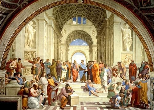 Image of Jigsaw Puzzles for Adults 1000 Piece The School of Athens by Raphael 27.56 x 19.69 Inch Jigsaw Puzzles for Adults Educational Game 1000 Pieces Raphael Puzzles for Adults