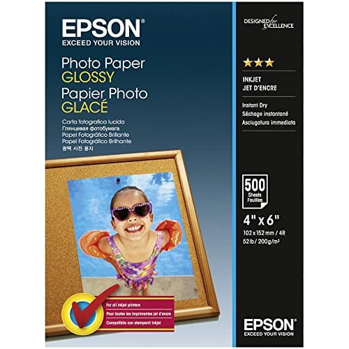 Image of Epson C13S042549 10 x 15 cm Glossy Photo Paper (Pack of 500)