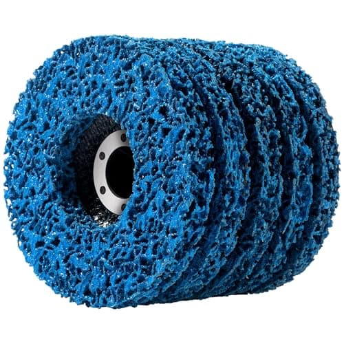 Image of SATC 5 PCS Strip Discs 115mm Stripping Discs for Angle Grinder Paint Stripper Wheel Rust Stripper Disc Quick Abrasive Discs Paint Rust Oxidation Remover