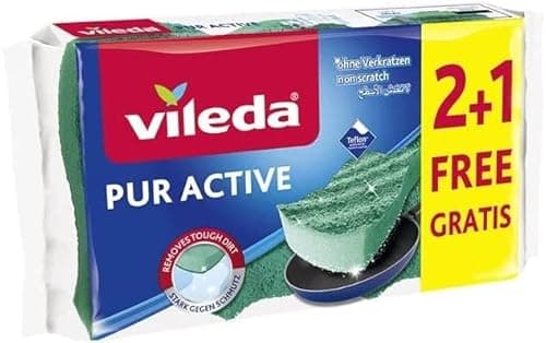 Image of Vileda Glitzi PUR Active Pots and Dishes Cleaner