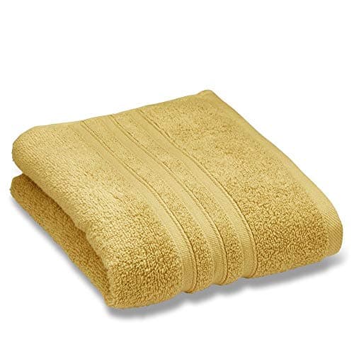 Image of Catherine Lansfield Zero Twist Cotton 70x120cm Bath Towel Ochre