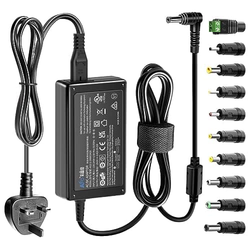 Image of KFD 19V 3A 3.42A 65W AC/DC Adapter Charger for ASUS HP AOC MSI Philips BenQ Monitors,Polk Braven Elite Speakers,Mini PC MINISFORUM UM690 UM700 UM773 intel NUC i5 i7 i8/NiPoGi CK10 Power Supply Cable
