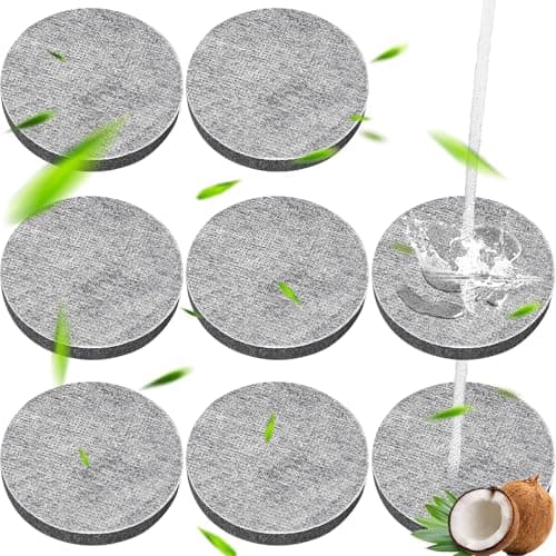 Image of 8PCS Water Bottle Filter Discs Compatible with Brita Fill & Go Filter Bottles,Micro Disc Water Filter Disc Fits Brita Fill & Go Water Bottle Replacements to Reduce Chlorine,Particulates,Impurities