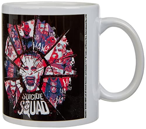 Image of DC Comics Suicide Squad Cracked Ceramic Mug, Multicoloured