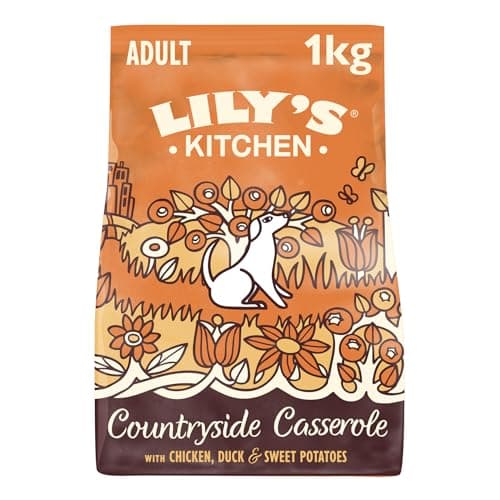 Image of Lily's Kitchen Natural Adult Dry Dog Food Chicken & Duck Grain-Free Recipe 4 x 1kg
