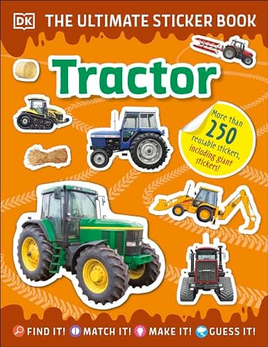 Image of Ultimate Sticker Book Tractor: More than 250 Reusable Stickers of Farm Vehicles and Machinery