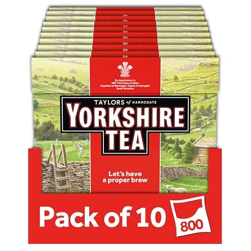 Image of Yorkshire Tea, 10 Boxes of 80 Tea Bags (Total 800 Bags)
