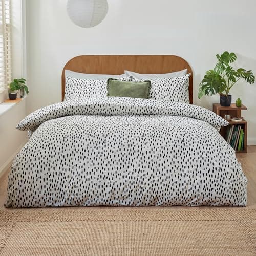 Image of furn. Dottie Duvet Cover Set – Polka Dot Printed Modern Design Bedding (Multicolour - King)