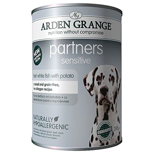 Image of Arden Grange Partners Sensitive - Grain Free - Fresh Ocean White Fish with Potato, 6 x 395 g