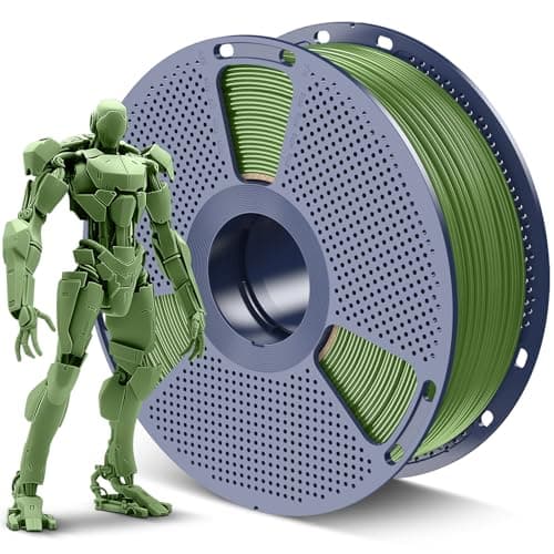 Image of SUNLU ABS Filament 1.75mm 3D Printer Filament, Highly Resistant Durable, Heat Resistance, Excellent Toughness, Compatible with 99% FDM 3D Printers, 1kg Spool (2.2lbs), 390 Meters, ABS Olive Green