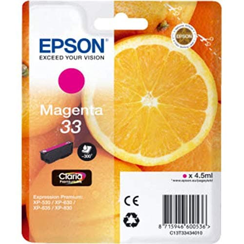 Image of Epson 33 Ink Cartridge Magenta Original T33434010