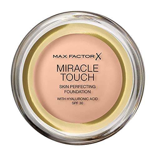 Image of Max Factor Miracle Touch Foundation, New and Improved Formula, SPF 30 and Hyaluronic Acid, 35 Pearl Beige