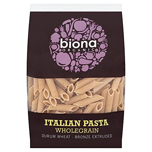 Image of Biona Organic Wholegrain Italian Penne, 500g (Packaging may vary)