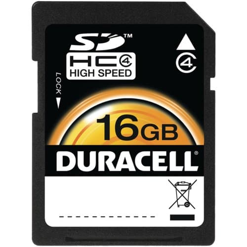 Image of Duracell SDHC 16GB 16GB SDHC Flash memory module