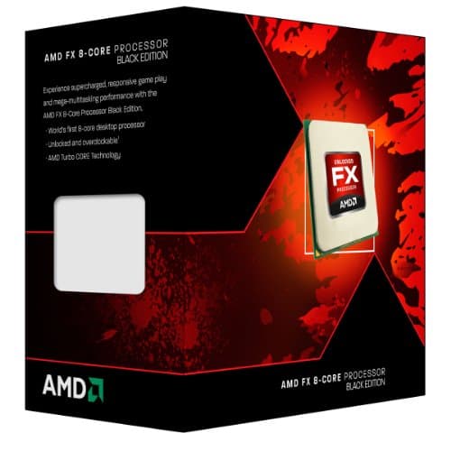 Image of AMD FD8300WMHKBOX CPU Desktop Processor - Black (Vishera 8-Core, 3.3 GHz, Socket AM3+, 95 Watts)